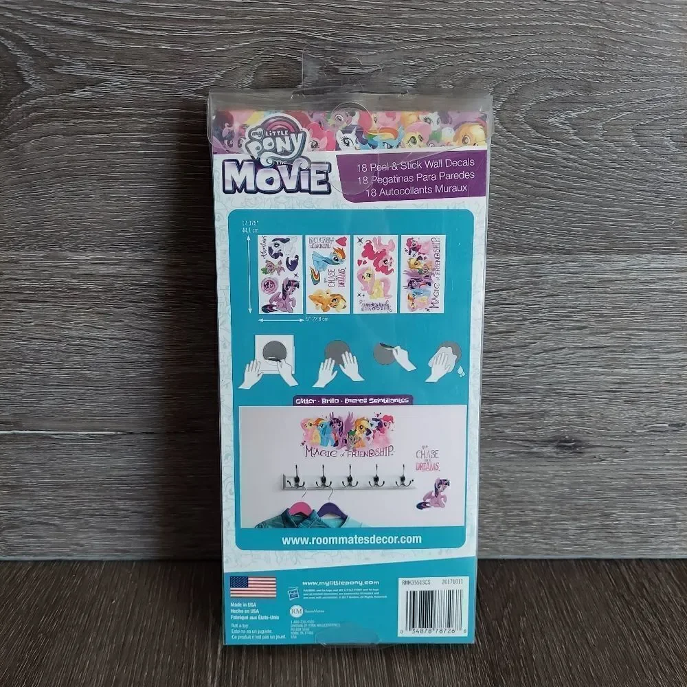 My Little Pony the Movie 18 Wall Decals